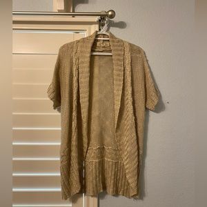 Tan cardigan